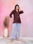 TRENDING COTTON EMBROIDERY WORK TOP DAILY WEAR WHOLESALE PRICE ETHNIC GARMENT (2)