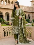TRENDING GMY SILK EMBROIDERY SEQUENCE WORK TOP PALAZZO WITH DUPATTA WEDDING WEAR WHOLESALE PRICE ETHNIC GARMENT (5)