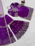 TRENDING VELVET CODING DORI EMBROIDERY WITH SEQUENCE & THREAD AND PEARL WORK TOP SHARARA WITH DUPATTA FESTIVE WEAR WHOLESALE PRICE ETHNIC GARMENT (16).webp