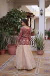 14FANCY COSMOS WEAVING JACQUARD TOP LEHENGA SET WEDDING WEAR WHOLESALE PRICE ETHNIC GARMENT (11)