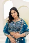 1DESIGNER BUTTERFLY NET SEQUENCE AND CODING EMBROIDERY WORK LEHENGA CHOLI WITH DUPATTA WEDDING WEAR WHOLESALE PRICE ETHNIC GARMENT (20)
