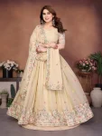 1DESIGNER GEORGETTE EMBROIDERY WORK LEHENGA CHOLI WITH DUPATTA WEDDING WEAR WHOLESALE PRICE ETHNIC GARMENT (11)