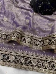 1DESIGNER MOSS SILK SEQUENCE AND ZARI EMBROIDERY WITH VELVET LACE BORDER WORK SAREE WITH UNSTITCHED BLOUSE WEDDING WEAR WHOLESALE PRICE ETHNIC GARMENT (13).jpg.webp