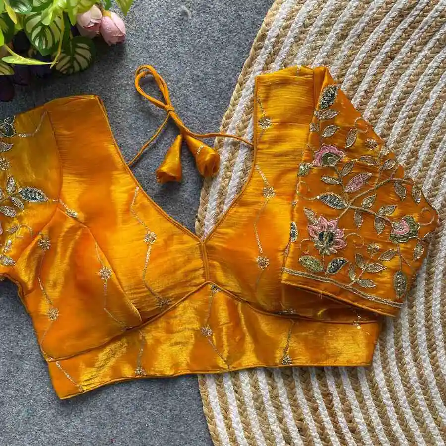 1DESIGNER ZC MULTI SEQUENCE WORK STITCHED BLOUSE WEDDING WEAR WHOLESALE PRICE ETHNIC GARMENT (12)