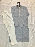 1FANCY COTTON EMBROIDERY WORK MEN’S KURTA PAYJAMA FESTIVE WEAR WHOLESALE PRICE ETHNIC GARMENT (14)