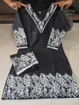 1FANCY TESLA COTTON SLUB EMBROIDERY WORK CO-ORD SET DAILY WEAR WHOLESALE PRICE ETHNIC GARMENT (8)