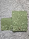 1MODERN CRUNCHY EMBROIDERY SEQUENCE WORK SAREE WITH UNSTITCHED BLOUSE FESTIVE WEAR WHOLESALE PRICE ETHNIC GARMENT (9)