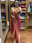 MODERN FENDY SATIN EMBROIDERY SEQUENCE WORK READY TO WEAR SAREE WITH STITCHED BLOUSE PEACH