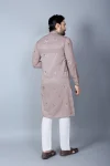 1NEW ARRIVAL KHADI SILK THREAD WORK MEN’S KURTA PAYJAMA FESTIVE WEAR WHOLESALE PRICE ETHNIC GARMENT (2)