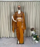 24RICH LOOK RANGOLI SILK SEQUENCE EMBROIDERY WORK BLOUSE DRAPE SKIRT WITH SHRUG PARTY WEAR WHOLESALE PRICE ETHNIC GARMENT (13)