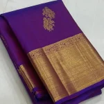2DESIGNER BANARASI SILK WEAVING WORK SAREE WITH UNSTITCHED BLOUSE FESTIVE WEAR WHOLESALE PRICE ETHNIC GARMENT (8)