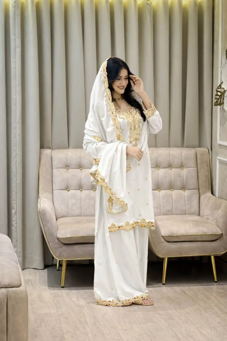 2DESIGNER CHINON SILK EMBROIDERY SEQUENCE WORK TOP PALAZZO WITH DUPATTA TRADITIONAL WEAR WHOLESALE PRICE ETHNIC GARMENT (8)