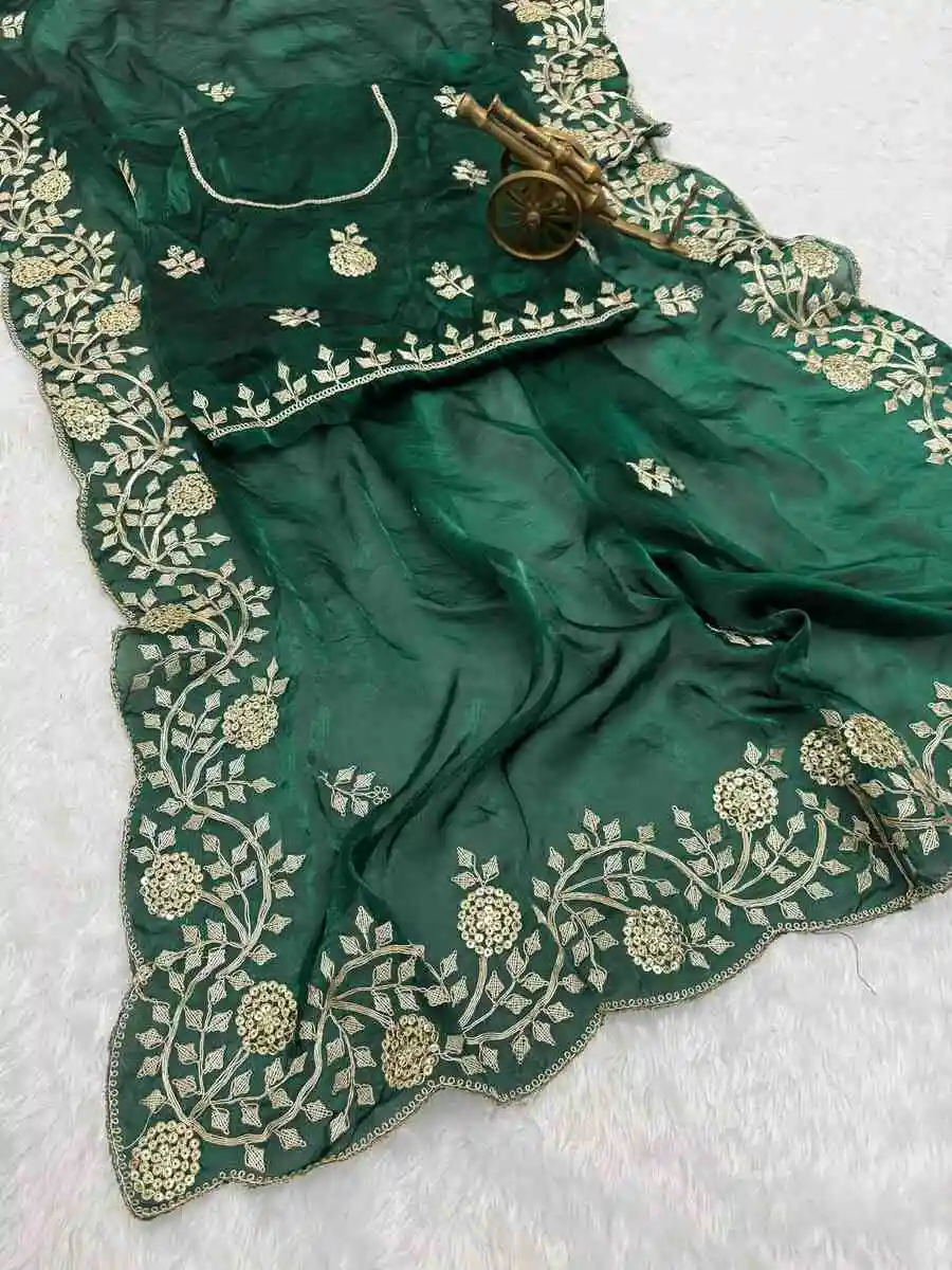 2DESIGNER FENDY SATIN EMBROIDERY WORK AND MULTI THREAD WORK WITH ARC CUT WORK BORDER SAREE WITH UNSTITCHED BLOUSE WEDDING WEAR WHOLESALE PRICE ETHNIC GARMENT (7).jpg