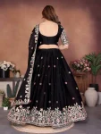 2DESIGNER GEORGETTE EMBROIDERY WORK LEHENGA CHOLI WITH DUPATTA WEDDING WEAR WHOLESALE PRICE ETHNIC GARMENT (14)