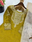 2DESIGNER JC SILK EMBROIDERY CODING DORI-SEQUENCE WORK WITH RIVET MOTI WORK TOP SHARARA WITH DUPATTA FESTIVE WEAR WHOLESALE PRICE ETHNIC GARMENT (16)