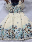 2FANCY MUL COTTON EMBROIDERY WORK ONE PIECE DRESS DAILY WEAR WHOLESALE PRICE ETHNIC GARMENT (12)