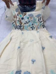 2FANCY MUL COTTON EMBROIDERY WORK ONE PIECE DRESS DAILY WEAR WHOLESALE PRICE ETHNIC GARMENT (12)