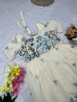 2FANCY MUL COTTON EMBROIDERY WORK ONE PIECE DRESS DAILY WEAR WHOLESALE PRICE ETHNIC GARMENT (12)