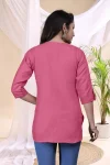 2FANCY TESLA COTTON FRONT SIDE BUTTON WORK ONLY TOP DAILY WEAR WHOLESALE PRICE ETHNIC GARMENT (8)