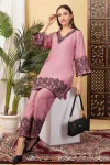 2FANCY TESLA COTTON SLUB EMBROIDERY WORK CO-ORD SET DAILY WEAR WHOLESALE PRICE ETHNIC GARMENT (12)