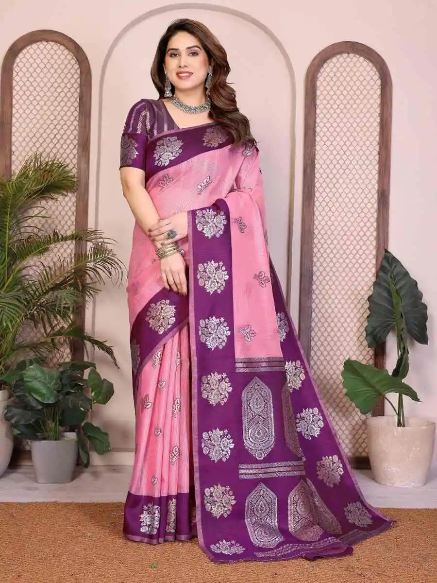 2NEW PASMINA SILK BANARASI ZARI WOVEN PALLU WITH HEAVY RAJWADI ZARI WEAVING WORK SAREE WITH UNSTITCHED BLOUSE FESTIVE WEAR WHOLESALE PRICE ETHNIC GARMENT (4).jpg.webp