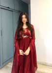 RICH LOOK FENDY THREAD, EMBROIDERY , CODING AND SEQUENCE WORK GOWN WITH DUPATTA  MAROON