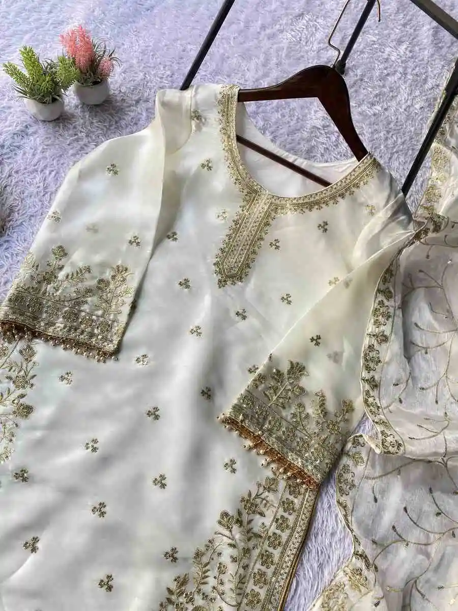 3MODERN GMY SILK SEQUENCE EMBROIDERY WORK TOP PALAZZO WITH DUPATTA FESTIVE WEAR WHOLESALE PRICE ETHNIC GARMENT (8)