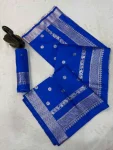 3NEW ARRIVAL BANARASI SILK ZARI WOVEN WORK SAREE WITH UNSTITCHED BLOUSE FESTIVE WEAR WHOLESALE PRICE ETHNIC GARMENT (19)