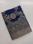 3NEW ARRIVAL LICHI SILK RICH PALLU & JACQUARD WORK SAREE WITH UNSTITCHED BLOUSE FESTIVE WEAR WHOLESALE PRICE ETHNIC GARMENT (8)