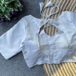 3RICH LOOK MALAI SATIN PLAIN STITCHED BLOUSE PARTY WEAR WHOLESALE PRICE ETHNIC GARMENT (4)