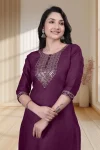 3RICH LOOK TESLA COTTON EMBROIDERY WORK ONLY KURTI DAILY WEAR WHOLESALE PRICE ETHNIC GARMENT (12)