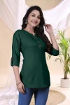 4FANCY TESLA COTTON FRONT SIDE BUTTON WORK ONLY TOP DAILY WEAR WHOLESALE PRICE ETHNIC GARMENT (20)