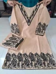 4FANCY TESLA COTTON SLUB EMBROIDERY WORK CO-ORD SET DAILY WEAR WHOLESALE PRICE ETHNIC GARMENT (19)