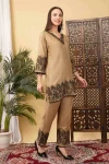 4FANCY TESLA COTTON SLUB EMBROIDERY WORK CO-ORD SET DAILY WEAR WHOLESALE PRICE ETHNIC GARMENT (19)