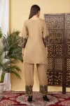 4FANCY TESLA COTTON SLUB EMBROIDERY WORK CO-ORD SET DAILY WEAR WHOLESALE PRICE ETHNIC GARMENT (19)