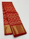 DESIGNER BANARASI SILK WEAVING WORK SAREE WITH UNSTITCHED BLOUSE FESTIVE WEAR WHOLESALE PRICE ETHNIC GARMENT (5)