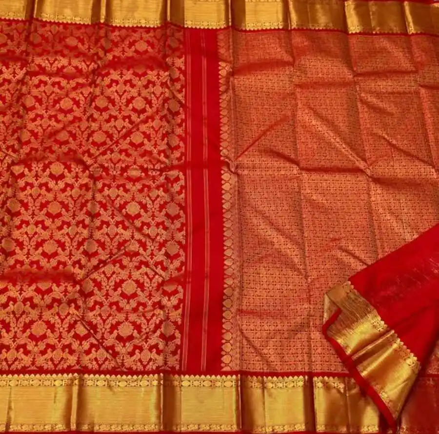 DESIGNER BANARASI SILK WEAVING WORK SAREE WITH UNSTITCHED BLOUSE FESTIVE WEAR WHOLESALE PRICE ETHNIC GARMENT (5)