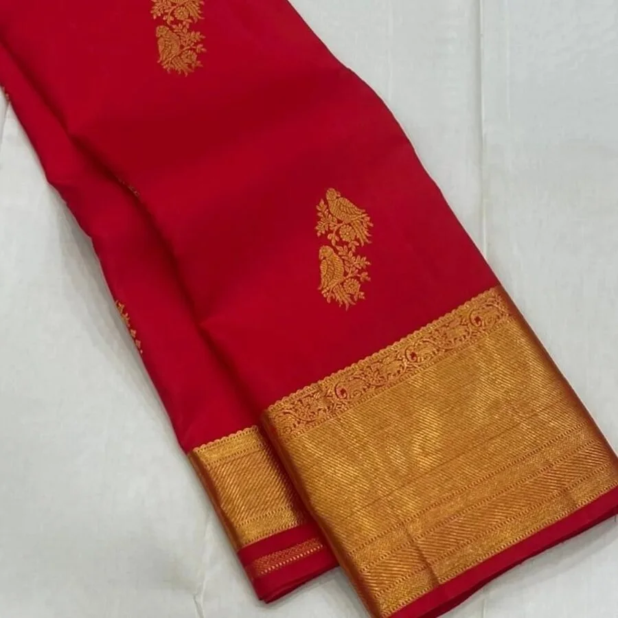 DESIGNER BANARASI SILK WEAVING WORK SAREE WITH UNSTITCHED BLOUSE FESTIVE WEAR WHOLESALE PRICE ETHNIC GARMENT (7)