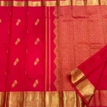 DESIGNER BANARASI SILK WEAVING WORK SAREE WITH UNSTITCHED BLOUSE RED