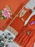 DESIGNER FENDY SILK EMBROIDERY SEQUENCE WORK TOP SHARARA WITH DUPATTA FESTIVE WEAR WHOLESALE PRICE ETHNIC GARMENT (6)