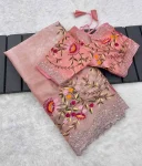 DESIGNER GMY SATIN SEQUENCE ZARI AND ARCO BORDER WORK SAREE WITH STITCHED BLOUSE WEDDING WEAR WHOLESALE PRICE ETHNIC GARMENT (16)