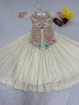 DESIGNER SHIMMER COSMOS EMBROIDERY SEQUENCE AND CODING WORK TOP LEHENGA SET WEDDING WEAR WHOLESALE PRICE ETHNIC GARMENT (7)