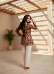 FANCY COTTON PRINTED WORK ONLY SHORT KURTI DAILY WEAR WHOLESALE PRICE ETHNIC GARMENT (4)