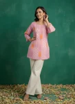 FANCY COTTON PRINTED WORK ONLY SHORT KURTI DAILY WEAR WHOLESALE PRICE ETHNIC GARMENT (15)