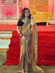 FANCY GMY SILK EMBROIDERY SEQUENCE & CODING WITH CUT WORK LACE BORDER SAREE WITH STITCHED BLOUSE PARTY WEAR WHOLESALE PRICE ETHNIC GARMENT (8)