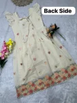 FANCY MUL COTTON EMBROIDERY WORK ONE PIECE DRESS DAILY WEAR WHOLESALE PRICE ETHNIC GARMENT (2)