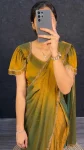 FANCY SPACE SILK LACE BORDER WORK GOWN SAREE FESTIVE WEAR WHOLESALE PRICE ETHNIC GARMENT (1)