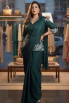 MODERN CHINON SILK MULTI-THREAD CODING & SEQUENCE WORK READY TO WEAR SAREE WITH KOTI PARTY WEAR WHOLESALE PRICE ETHNIC GARMENT (2)