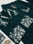MODERN CHINON SILK MULTI-THREAD CODING & SEQUENCE WORK READY TO WEAR SAREE WITH KOTI PARTY WEAR WHOLESALE PRICE ETHNIC GARMENT (2)