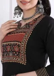 MODERN COTTON SLUB PRINTED WORK TOP BOTTOM WITH DUPATTA FESTIVE WEAR WHOLESALE PRICE ETHNIC GARMENT (3)